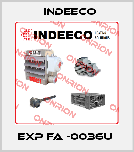 EXP FA -0036U  Indeeco