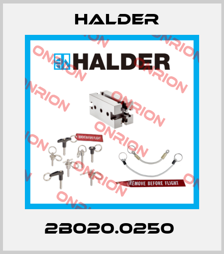 2B020.0250  Halder