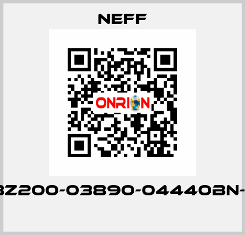 WH08Z200-03890-04440BN-0000  Neff