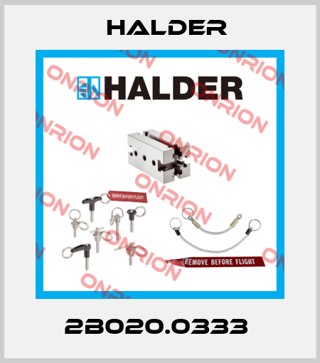 2B020.0333  Halder