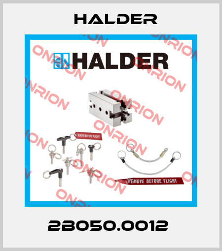 2B050.0012  Halder