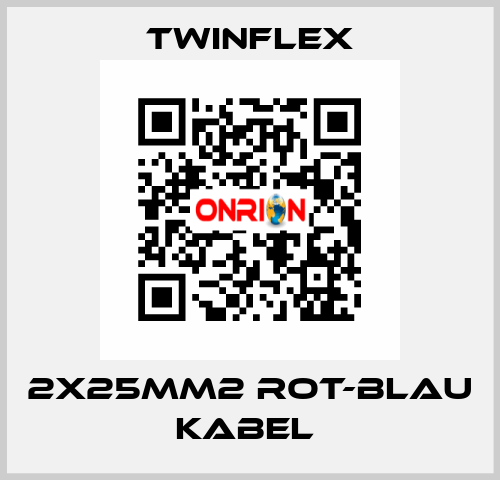 2X25MM2 ROT-BLAU KABEL  Twinflex