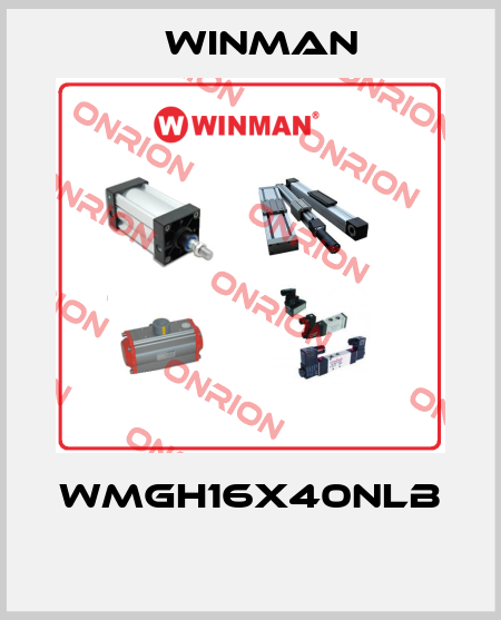 WMGH16X40NLB  Winman