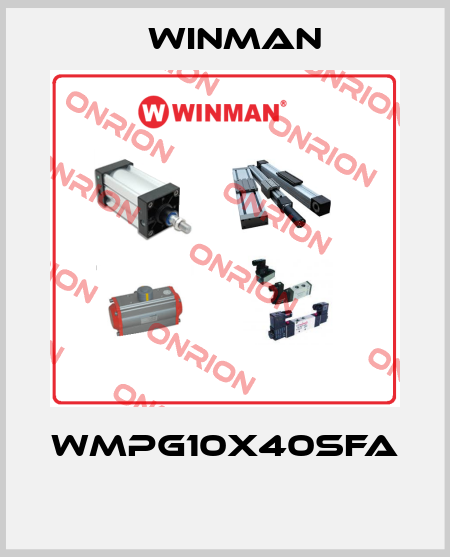 WMPG10X40SFA  Winman