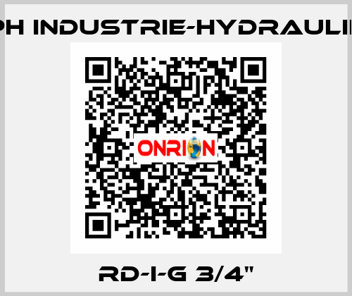 RD-I-G 3/4" PH Industrie-Hydraulik