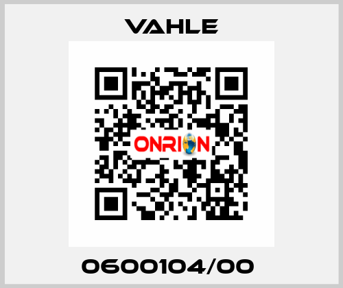 0600104/00  Vahle