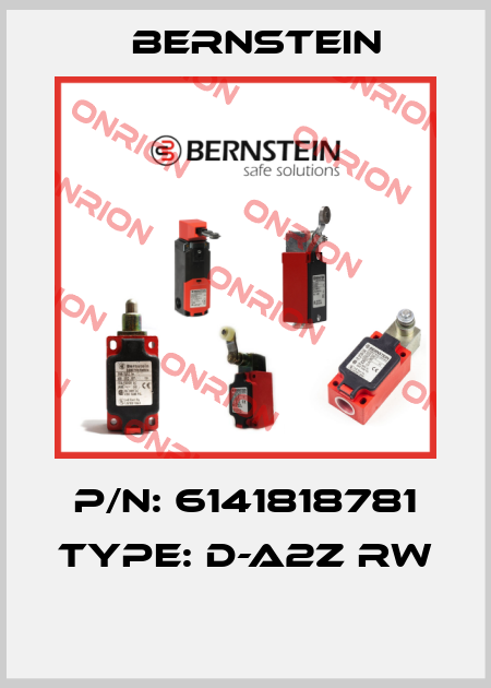 P/N: 6141818781 Type: D-A2Z RW  Bernstein
