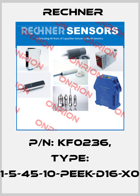 p/n: KF0236, Type: KFS-51-5-45-10-PEEK-D16-X02-Y55 Rechner