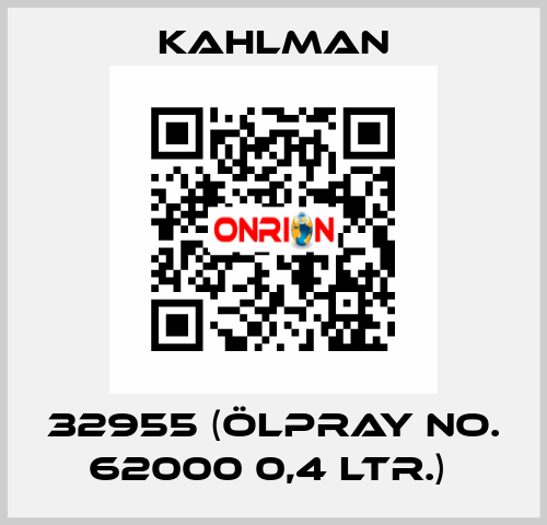 32955 (Ölpray No. 62000 0,4 ltr.)  Kahlman