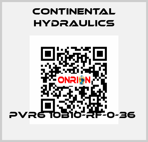 PVR6 10B10-RF-0-36  Continental Hydraulics