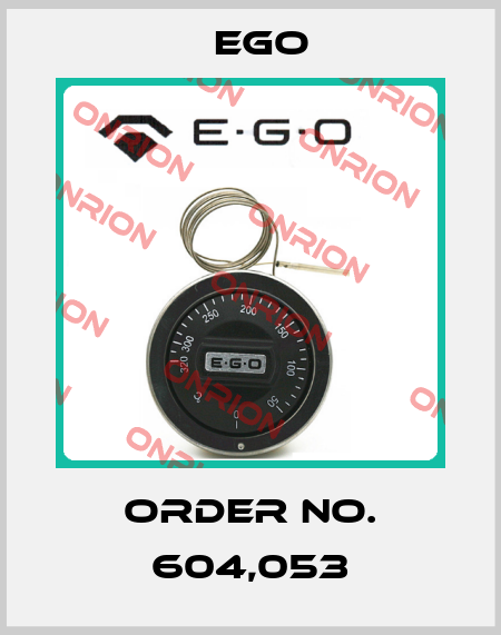 Order No. 604,053 EGO