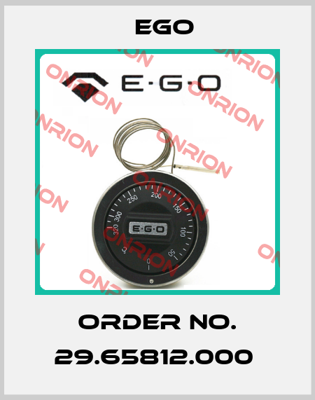 Order No. 29.65812.000  EGO