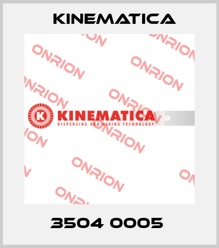 3504 0005  Kinematica