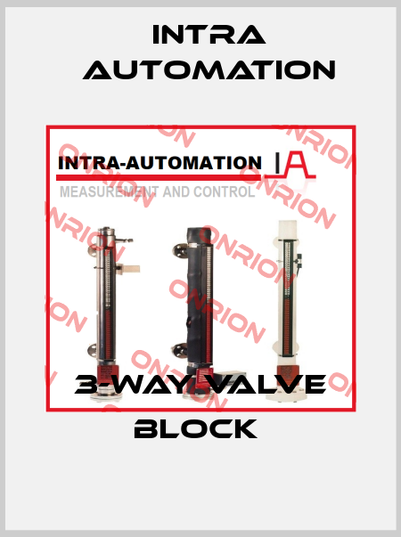 3-WAY VALVE BLOCK  Intra Automation