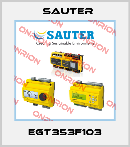 EGT353F103 Sauter