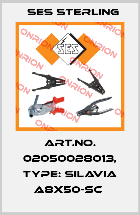 Art.No. 02050028013, Type: Silavia A8x50-SC  Ses Sterling