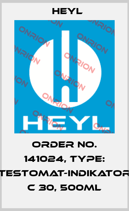 Order No. 141024, Type: Testomat-Indikator C 30, 500ml Heyl