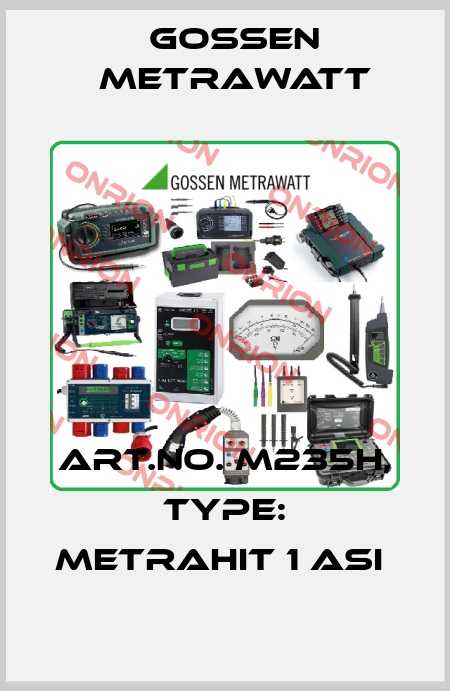 Art.No. M235H, Type: METRAHit 1 ASi  Gossen Metrawatt