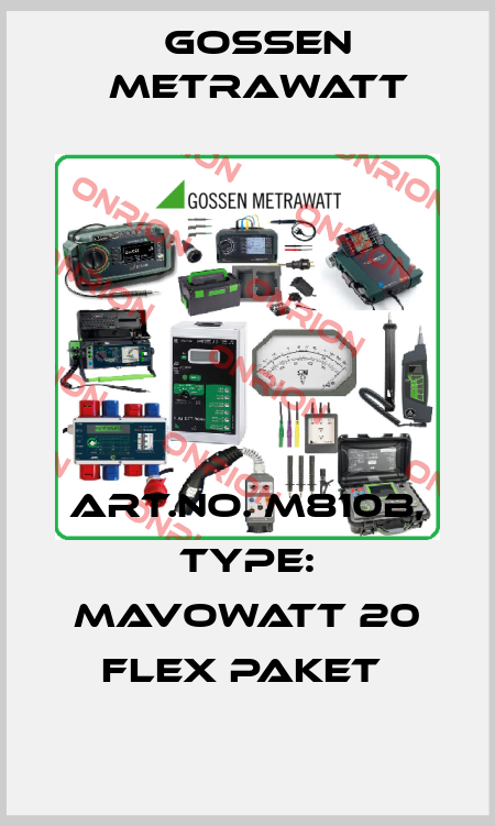 Art.No. M810B, Type: MAVOWATT 20 Flex Paket  Gossen Metrawatt