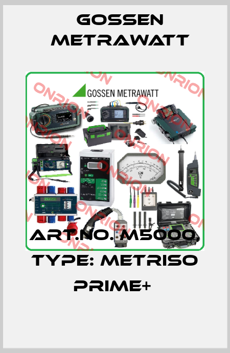 Art.No. M5000, Type: METRISO PRIME+  Gossen Metrawatt