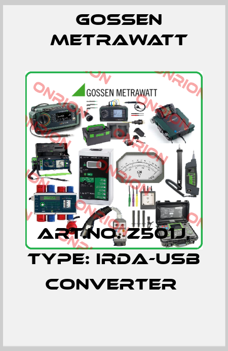 Art.No. Z501J, Type: IrDa-USB Converter  Gossen Metrawatt