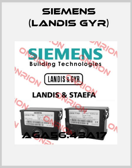 AGA56.43A17  Siemens (Landis Gyr)