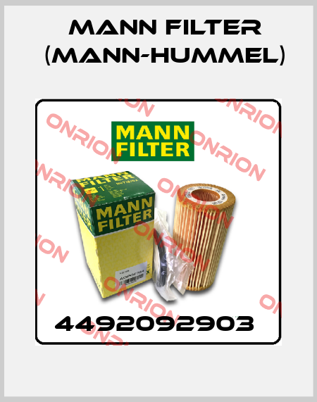 4492092903  Mann Filter (Mann-Hummel)