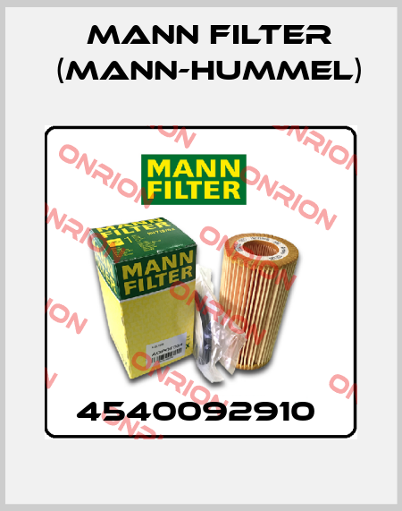 4540092910  Mann Filter (Mann-Hummel)