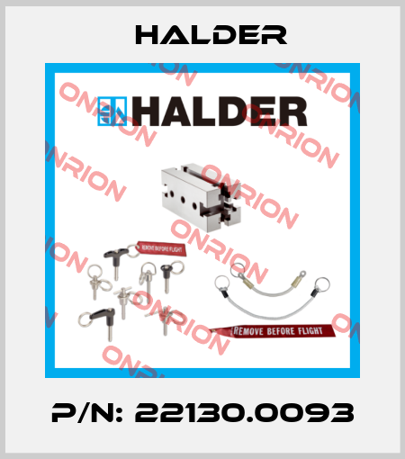 P/N: 22130.0093 Halder