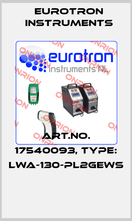 Art.No. 17540093, Type: LWA-130-PL2GEws  Eurotron Instruments