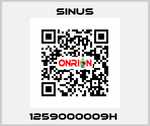  1259000009H  Sinus