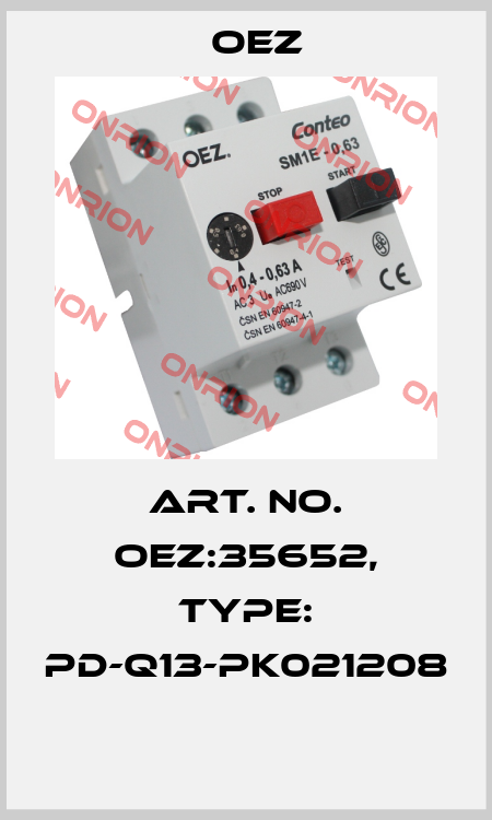 Art. No. OEZ:35652, Type: PD-Q13-PK021208  OEZ