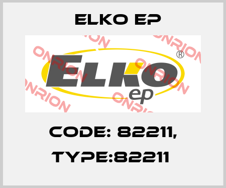 Code: 82211, Type:82211  Elko EP