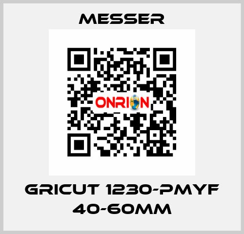 Gricut 1230-PMYF 40-60mm Messer