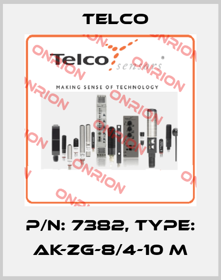p/n: 7382, Type: AK-ZG-8/4-10 m Telco