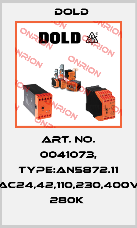 Art. No. 0041073, Type:AN5872.11 AC24,42,110,230,400V 280K  Dold