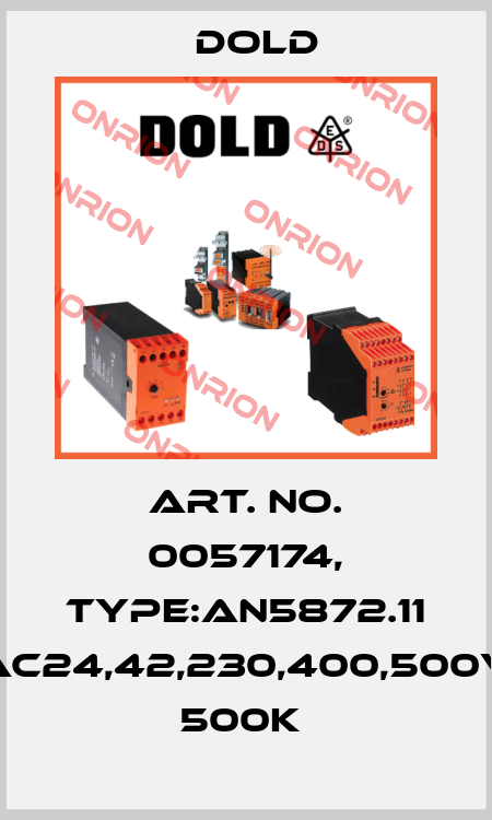 Art. No. 0057174, Type:AN5872.11 AC24,42,230,400,500V 500K  Dold