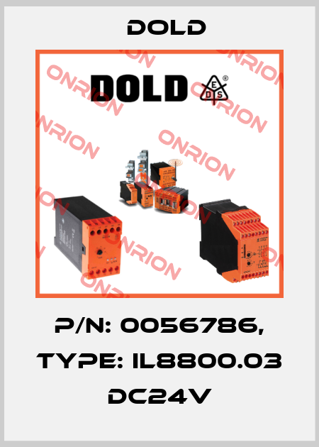 p/n: 0056786, Type: IL8800.03 DC24V Dold
