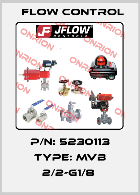 P/N: 5230113 Type: MVB 2/2-G1/8  Flow Control