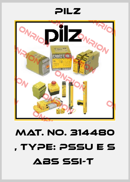 Mat. No. 314480 , Type: PSSu E S ABS SSI-T  Pilz
