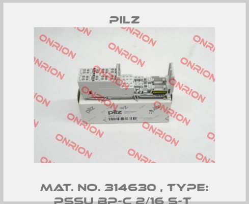 Mat. No. 314630 , Type: PSSu BP-C 2/16 S-T  Pilz