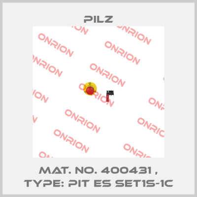 Mat. No. 400431 , Type: PIT es Set1s-1c Pilz