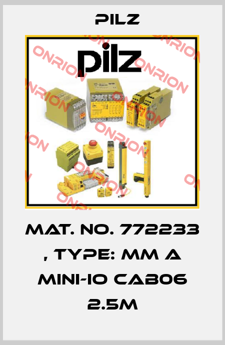 Mat. No. 772233 , Type: MM A MINI-IO CAB06 2.5m Pilz