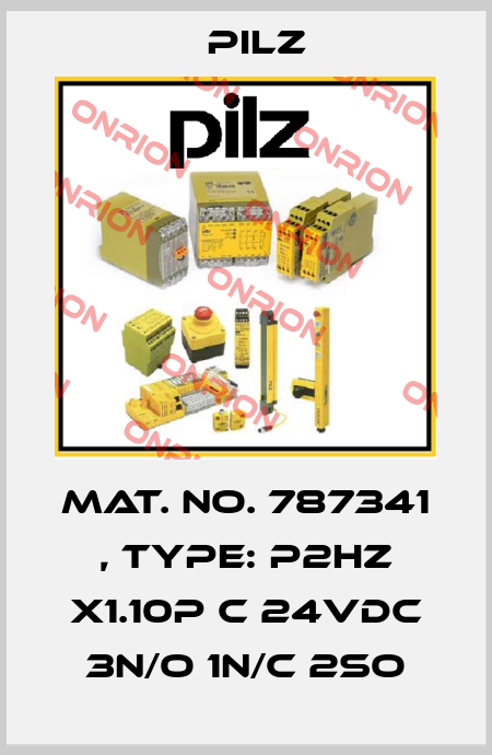 Mat. No. 787341 , Type: P2HZ X1.10P C 24VDC 3n/o 1n/c 2so Pilz