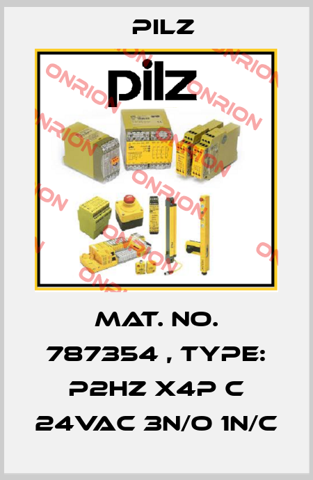 Mat. No. 787354 , Type: P2HZ X4P C 24VAC 3n/o 1n/c Pilz