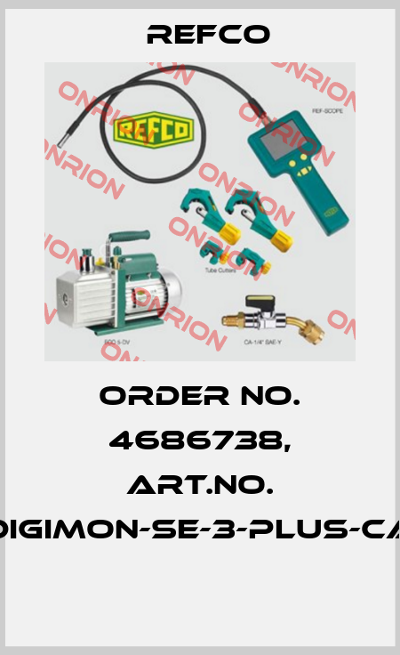 Order No. 4686738, Art.No. DIGIMON-SE-3-PLUS-CA  Refco