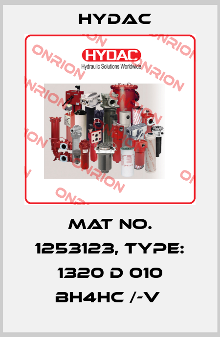 Mat No. 1253123, Type: 1320 D 010 BH4HC /-V  Hydac