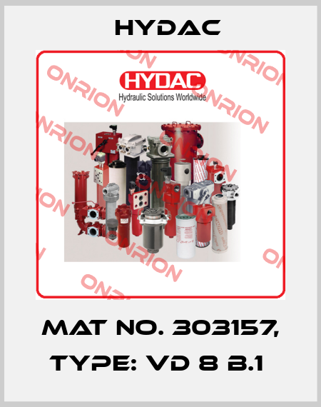 Mat No. 303157, Type: VD 8 B.1  Hydac