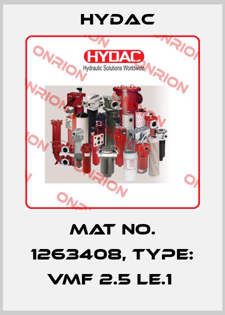 Mat No. 1263408, Type: VMF 2.5 LE.1  Hydac