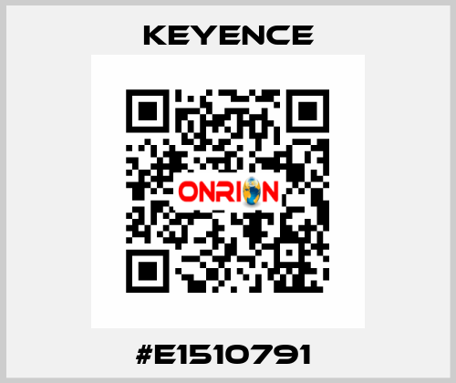 #E1510791  Keyence